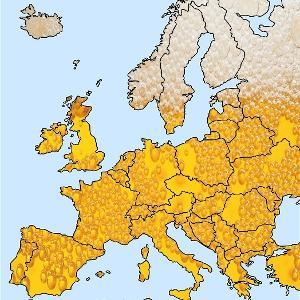 Bierkaart van Europa